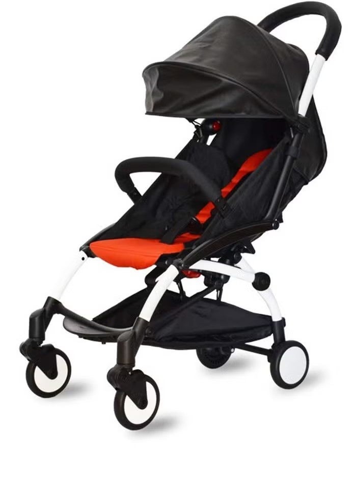 Stroller Handle Cover, PU Leather Pram Handle Protector Stroller, Pushchair Armrest Handle Protector Cover (Black) - Image 3